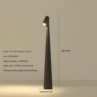 Tischlampe Modern Rot Metall LED Licht