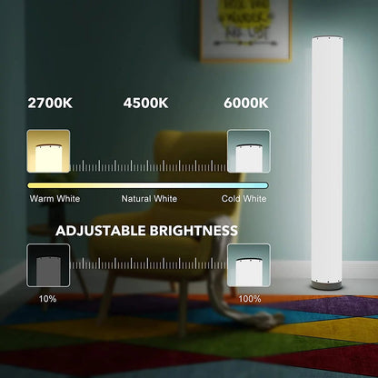 ColorSync RGB Stehlampe – 2er-Pack Smarte dimmbare LED mit Musik-Synchronisation & App-Steuerung