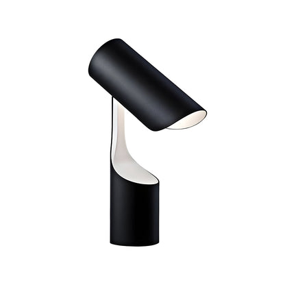Garduru - Minimalistische LED Schreibtischlampe aus Matt-Schwarz mit Verstellbarem Kopf