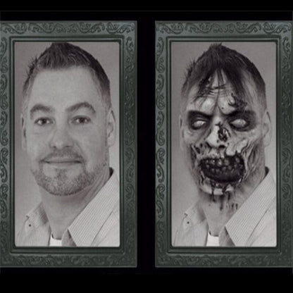 3D Halloween Gesicht Verändernde Geist Porträt