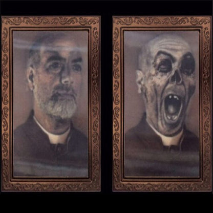 3D Halloween Gesicht Verändernde Geist Porträt