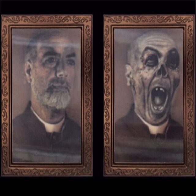3D Halloween Gesicht Verändernde Geist Porträt