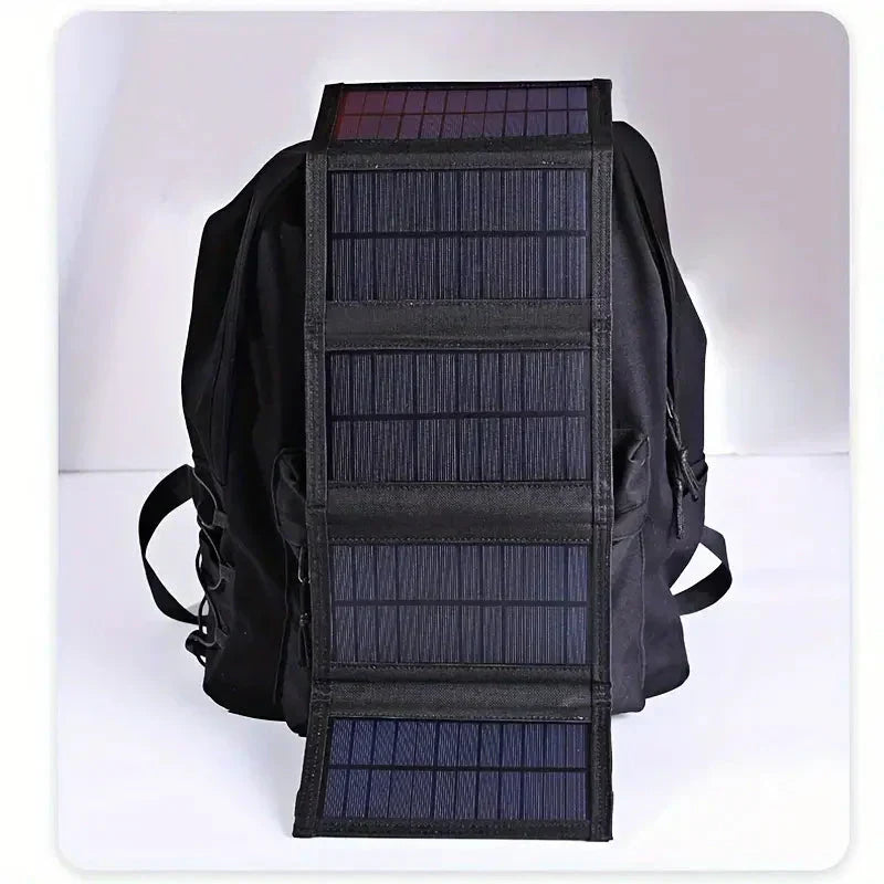 Tragbare faltbare Solar-Powerbank - Effizientes Solarladegerät für Camping und Outdoor-Abenteuer