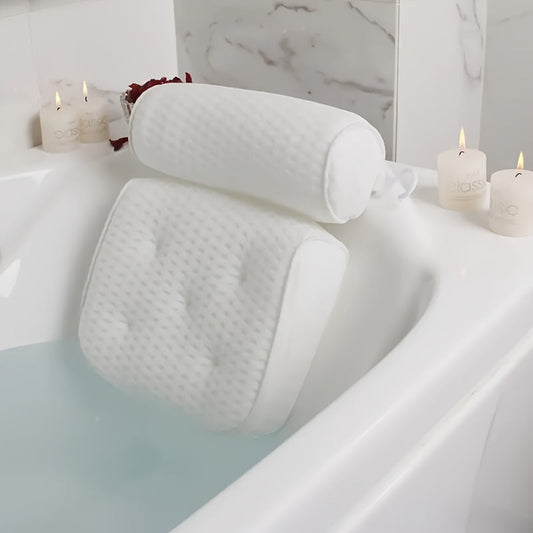 Garduru Spa Badekissen – Weiche Nacken- und Rückenstütze mit rutschfesten Saugnäpfen für ultimativen Komfort