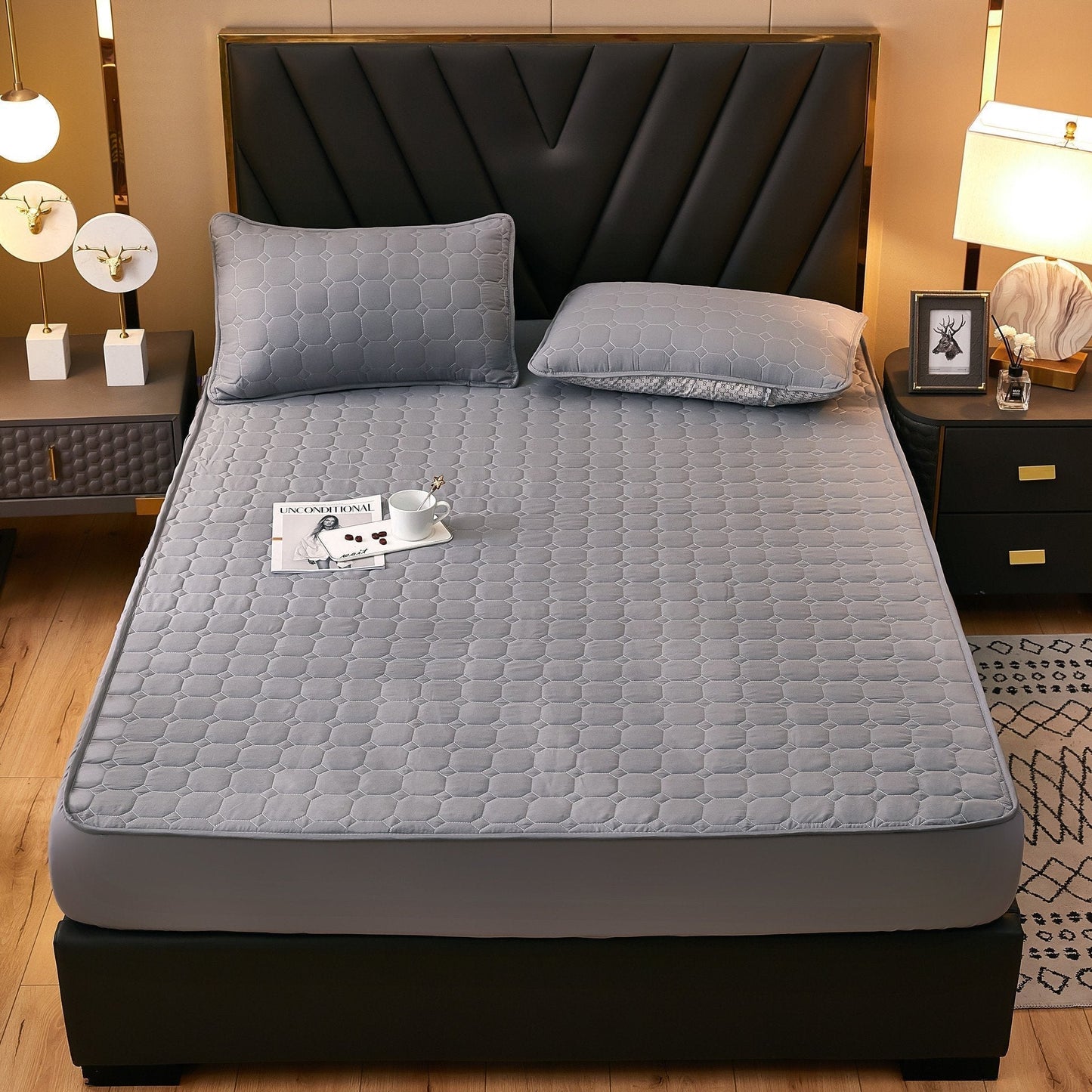 Atmungsaktiver, seidiger Matratzenbezug