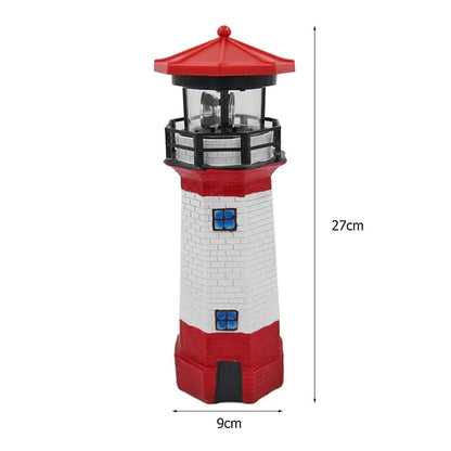 Garduru - Solarbetriebene Leuchtturm-Gartenlampe für stilvolle Außenbeleuchtung