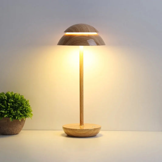 Luminous Prestige – Tischlampe Wiederaufladbar Kabellos, Minimalistisches Skandinavisches Design, Dimmbares LED