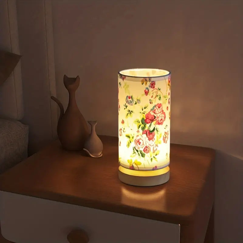 Moderner Leinen-Look Nachttischlampe – Stilvolles Design für eine gemütliche Atmosphäre