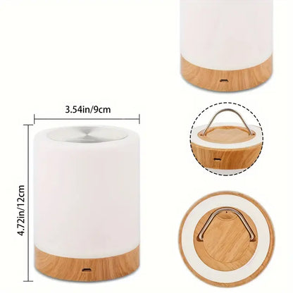 Verstellbare LED-Nachtlampe mit modernem Design und Farbwechsel-Funktionen