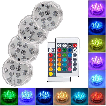 RoyaleGlow Unterwasser LED Poollichter 10 Lampen Set