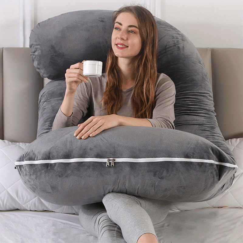 Garduru – Ergonomisch J-förmiges Schwangerschaftskissen