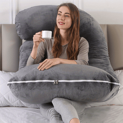 Garduru – Ergonomisch J-förmiges Schwangerschaftskissen