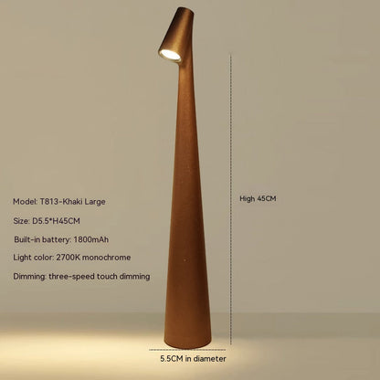 Tischlampe Modern Rot Metall LED Licht