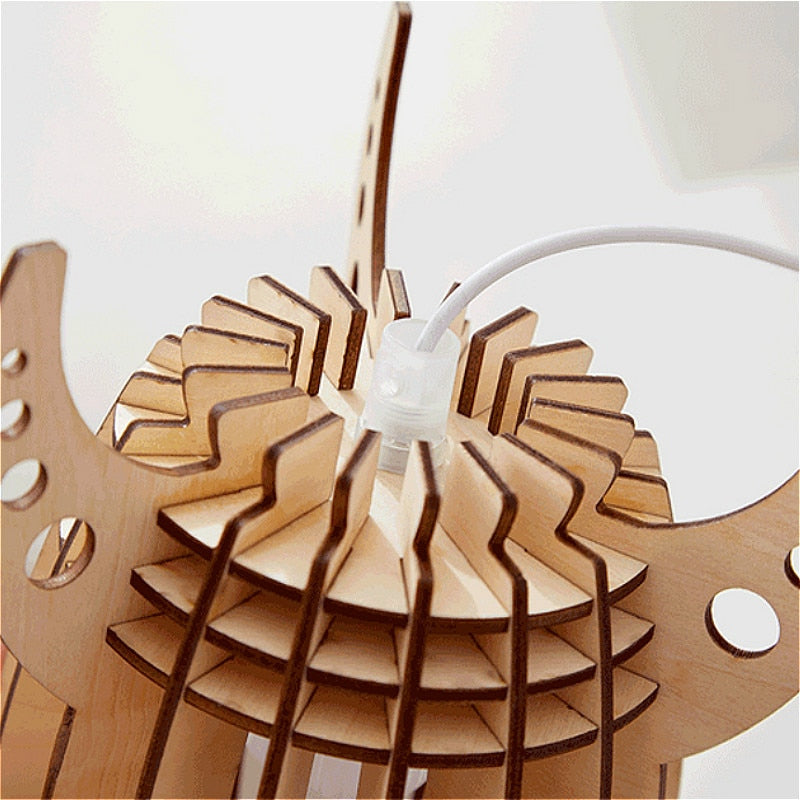 Garduru - Holz-Raketenlampe für magisch gemütliche Nächte