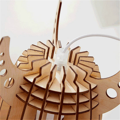 Garduru - Holz-Raketenlampe für magisch gemütliche Nächte