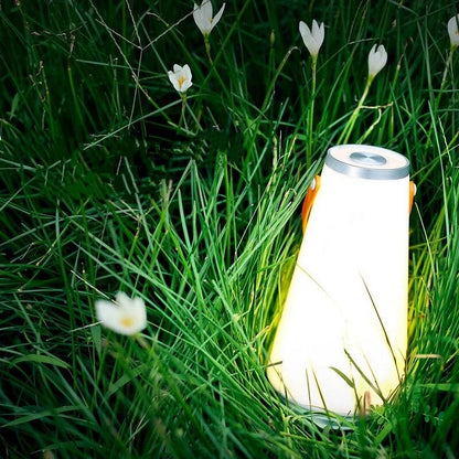 SolarGlow – Tragbare LED Campinglampe mit nachhaltigem Solarsystem