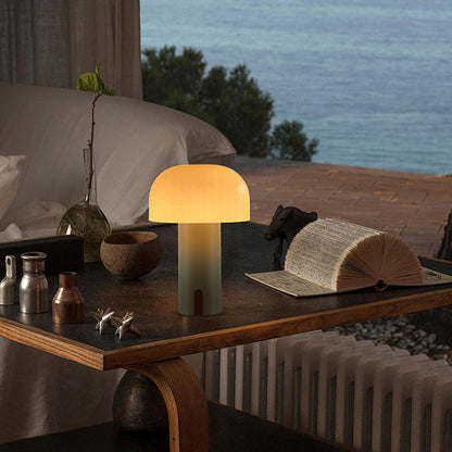 EuroGlow – Tischlampe mit elegantem Pilzdesign und dimmbarer Funktion