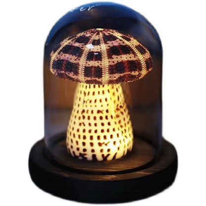Pilz Seeigel Handgemachte Kleine Nachttischlampe