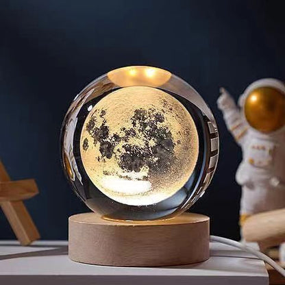 3D Kristall Nachtlicht Lampe für Dekoration - Magischer 3D Effekt