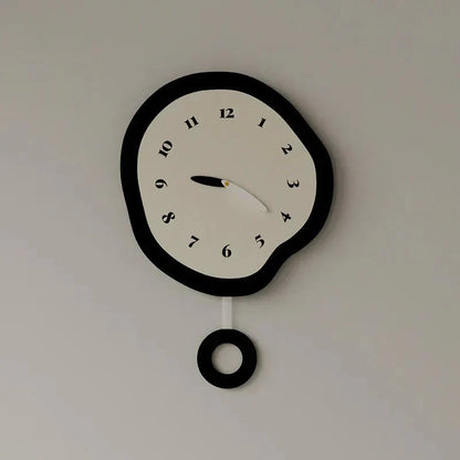 Abstracte Wanduhr mit stiller Operation – Modernes Design für Wohnzimmer und Schlafzimmer, 30 cm oder 33 cm Durchmesser
