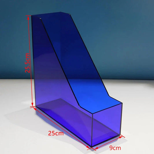Bunte Acryl-Schreibtisch-Buchlagerung
