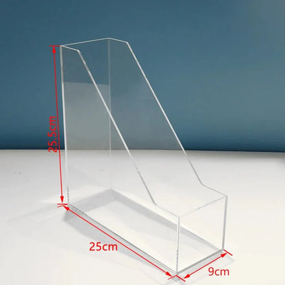Bunte Acryl-Schreibtisch-Buchlagerung