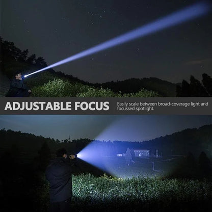 Wiederaufladbare Militär-Taschenlampe mit 90000 Lumen | BrightBeam