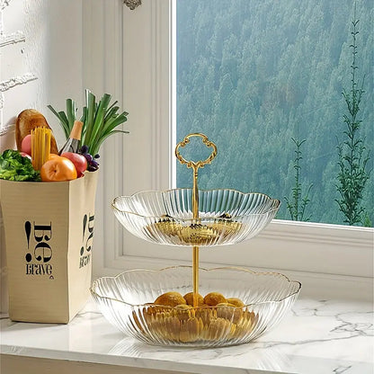 Garduru - Moderne 3-Etagen-Fruitschale für Küche & Wohnzimmer