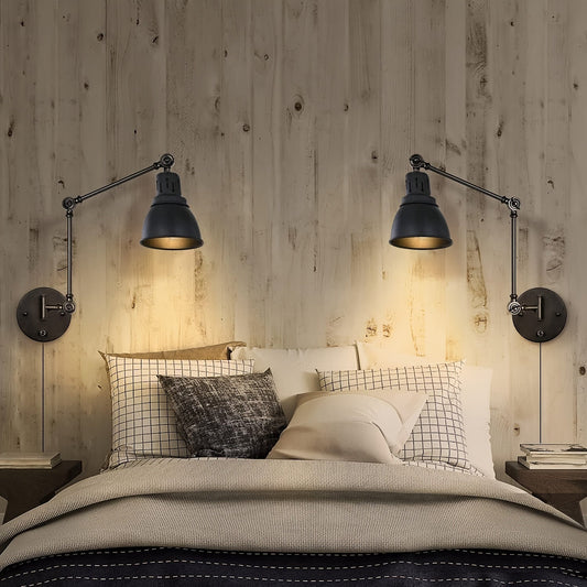 Industrielle Retro Wandlampe - Für stimmungsvolle Beleuchtung und Stil