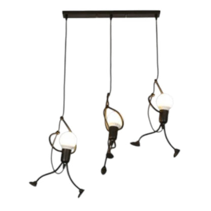 Garduru Iron Man Anhängerlampe – Verspielt Vintage Charme für einzigartige Innenräume