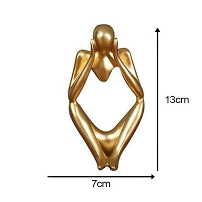 Abstrakter Denker Statue