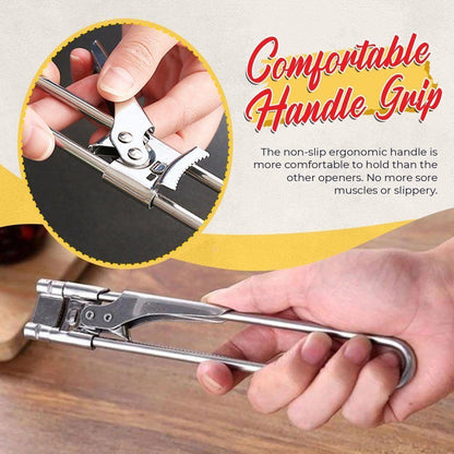 Royallure Einstellbarer Glas- und Flaschenöffner – Einfache Grip-Deckelentferner für alle Größen