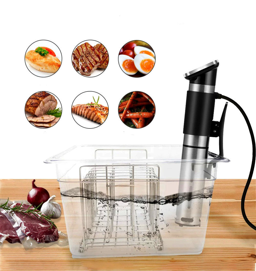 RoyaleGlow Sous Vide Behälter mit passendem Deckel und Waage