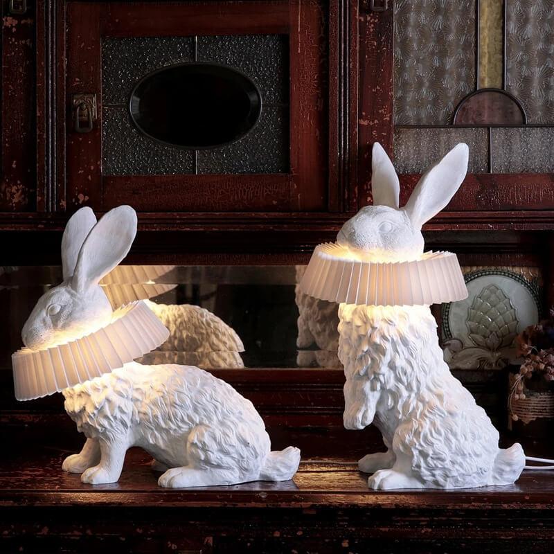 Garduru - Kreative LED Tischlampe mit Charmantem Hasen für Dein Zuhause