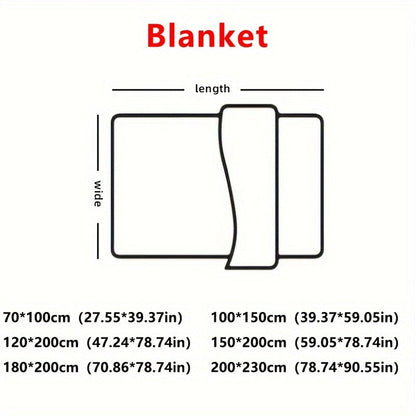 Garduru Flanellplaid – Kuschelige Decke für Sofa & Reisen