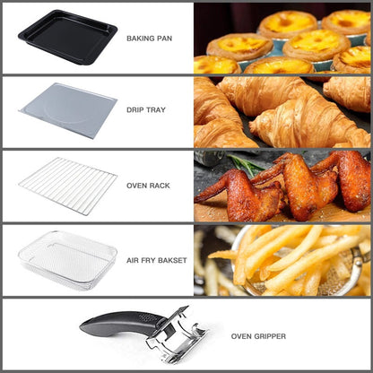 20 qt Multifunktioneller Heißluftfritteusen-Toasterofen