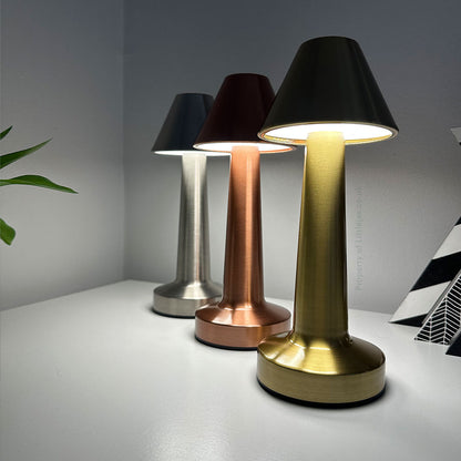 Ambient Oblique Moderne Kabellose Tischlampe – Einstellbare Lichtmodi & USB-aufladbar