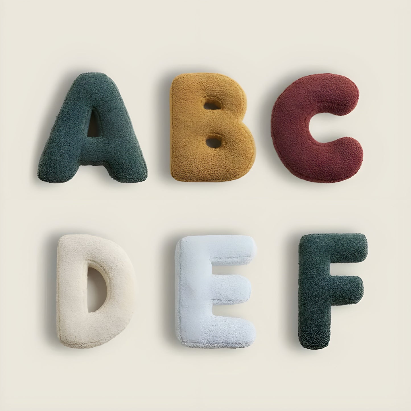 Garduru Kissen – Weiches Alphabet Sofa Wurfkissen