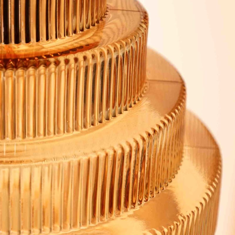 BrassGlow - Glaspendel in Form von Messing