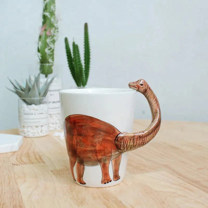 Kaffeetasse in Tier- und Dinosaurierform