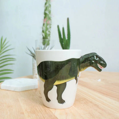 Kaffeetasse in Tier- und Dinosaurierform