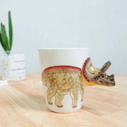 Kaffeetasse in Tier- und Dinosaurierform