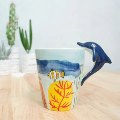 Kaffeetasse in Tier- und Dinosaurierform