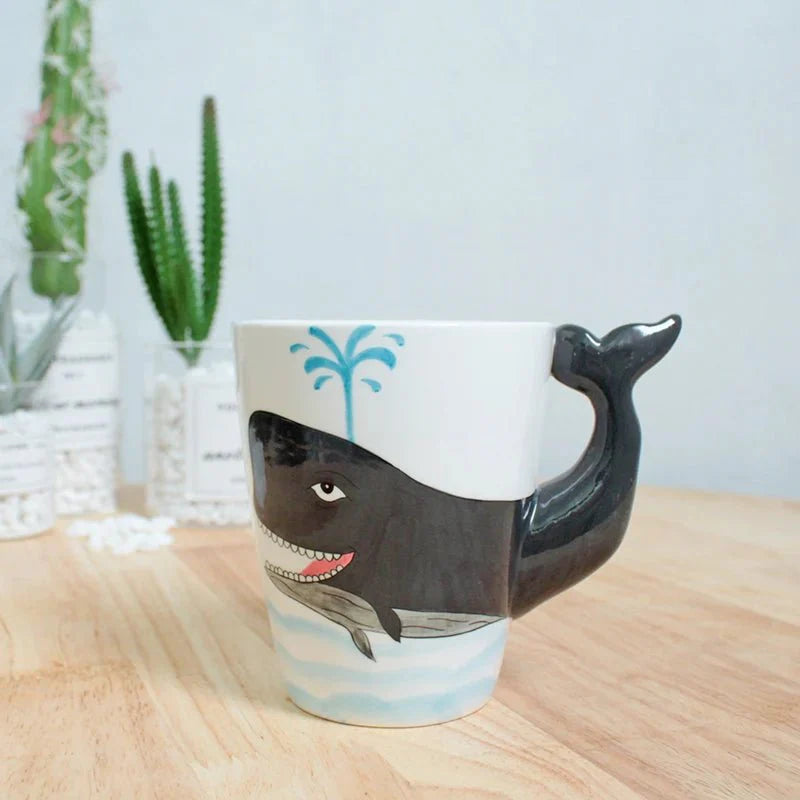 Kaffeetasse in Tier- und Dinosaurierform