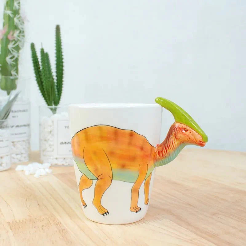 Kaffeetasse in Tier- und Dinosaurierform