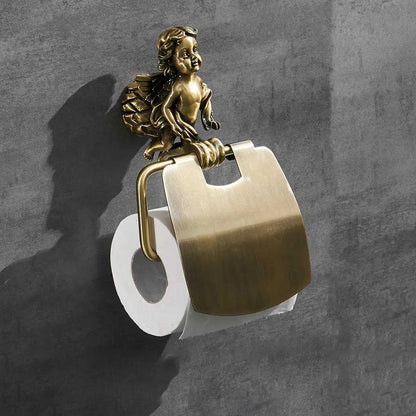 Antike Bronze Badezimmer Hardware Zubehör Set Handtuchring Bademantelhaken