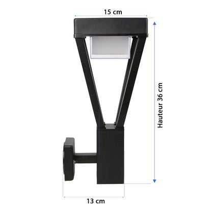 Solar-Wandleuchte für den Außenbereich mit Bewegungserkennung und 600 Lumen