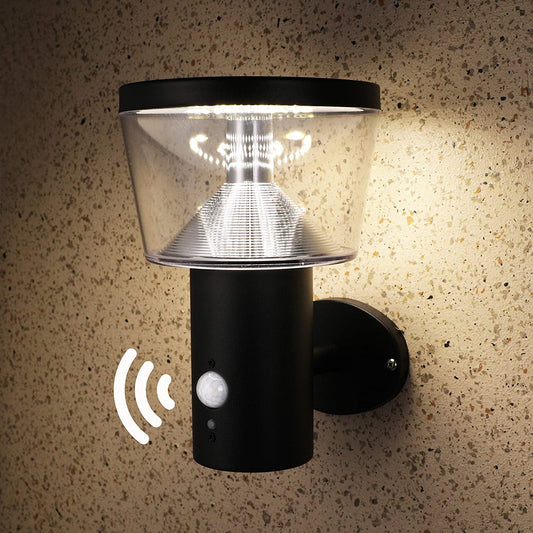 Solar-Wandlampe Außen mit Bewegungsmelder und hoher Lichtausgabe von 600 Lumen
