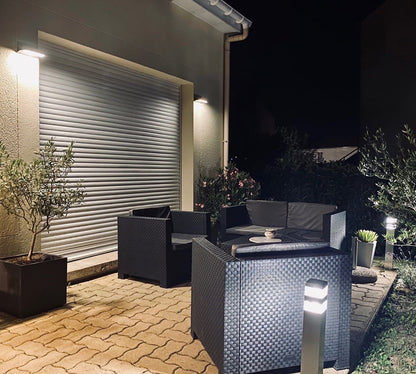 Solar-Außenleuchte mit Bewegungssensor und drei Beleuchtungsmodi