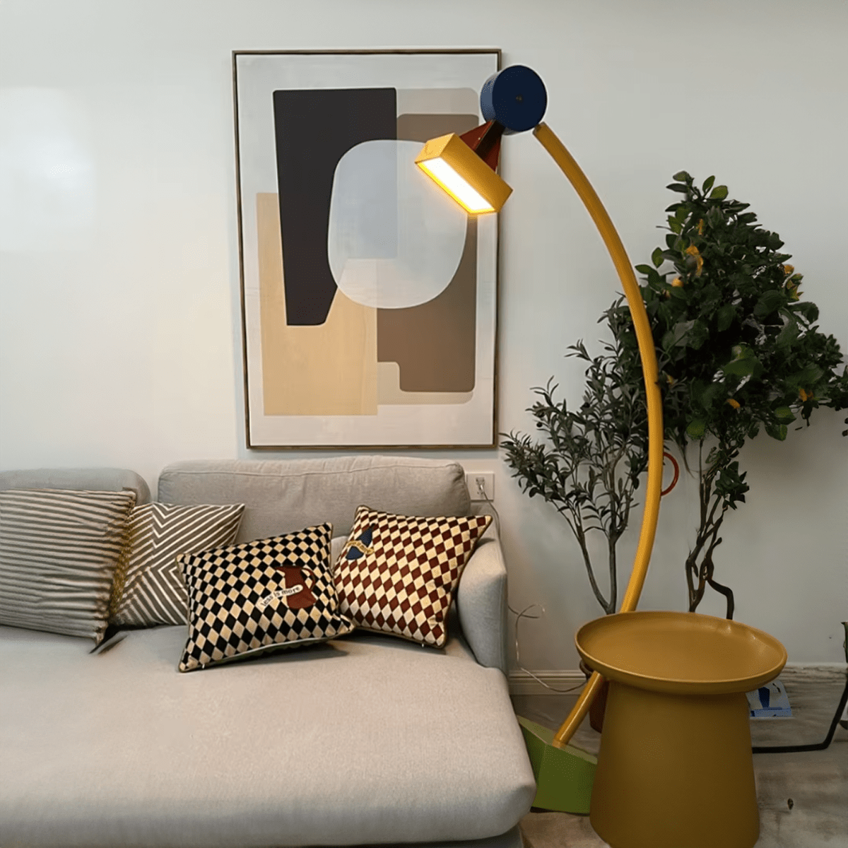 Künstlerisches Design Bauklötze LED Boden- & Tischlampe